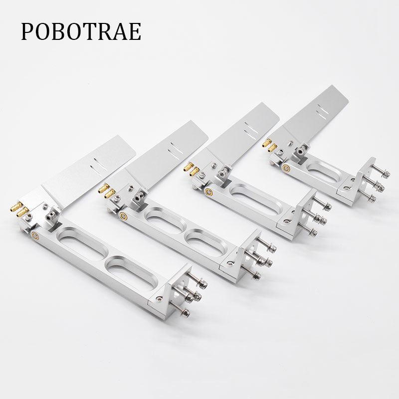 Rc Boat Rudder Aluminum Water Pickup - 高品質RCボートCNCアルミラダーL型ホルダー ボートラダー/ラダー シート深さ160/180mm ウォーターデュアルピックアップ付き