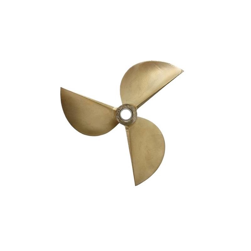 Rc Boat Metal Propeller Copper 3 Blade - RCボート用CNC銅製プロペラ 3枚羽根 67mm 69mm 6.35mmシャフト穴 P1.7