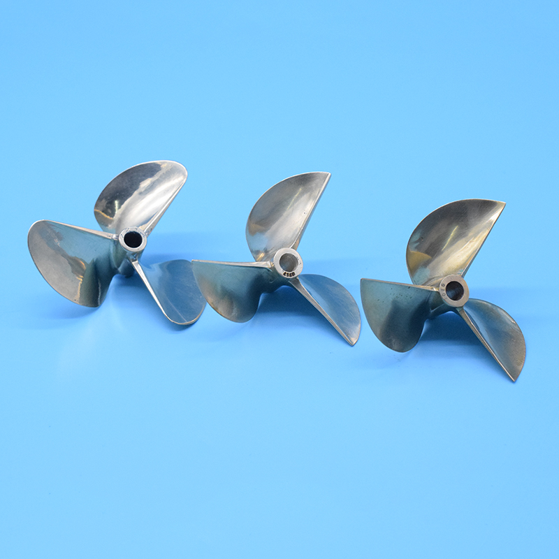 Rc Boat Metal Propeller Copper 3 Blade - Rc ボートプロペラ 6717 7016 7214 3
