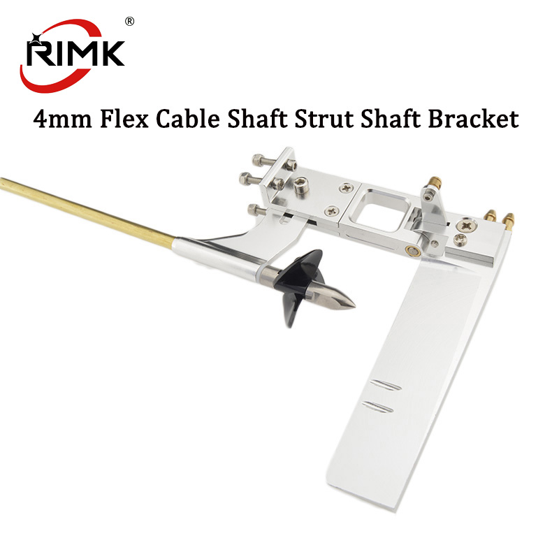 Rc Boat Flex Shaft Drive Cable 4Mm - Rc電気ボートフレキシブルケーブルシャフト、ラダードライブ付きストラットシャフトブラケット、ドッグプロップナットガスケット、真ちゅう製チューブ、プラスチックパイプ、4mm