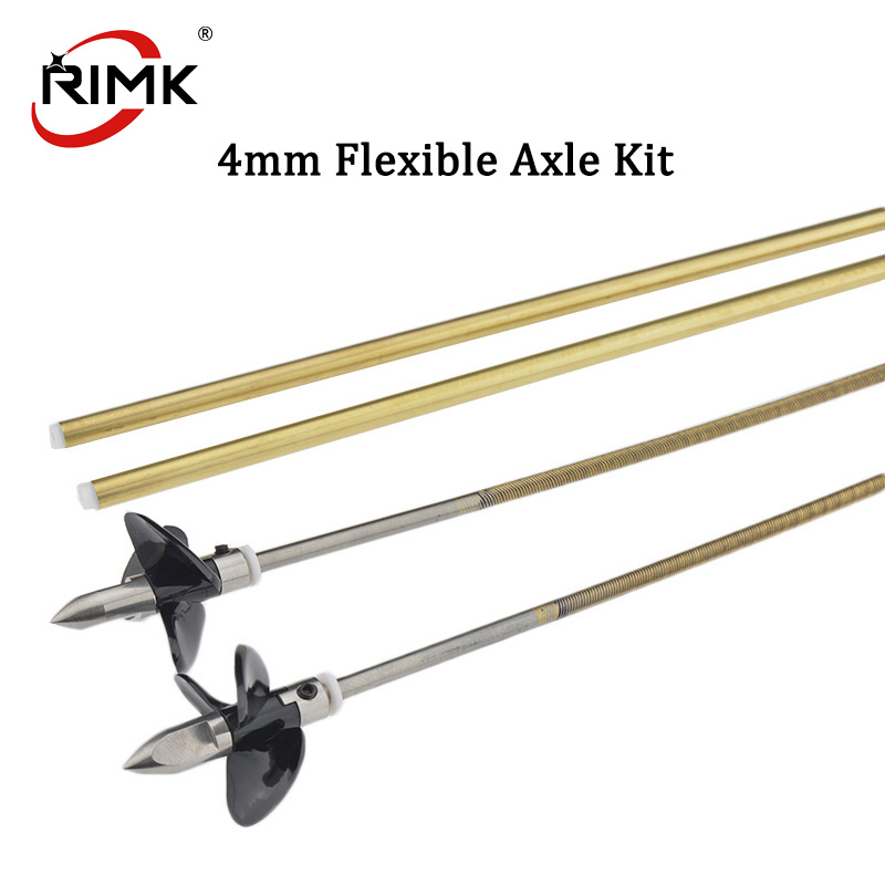Rc Boat Flex Shaft Drive Cable 4Mm - RC 電動ボートシャフトキット 4 ミリメートルフレキシブルアクスル + ドライブドッグ