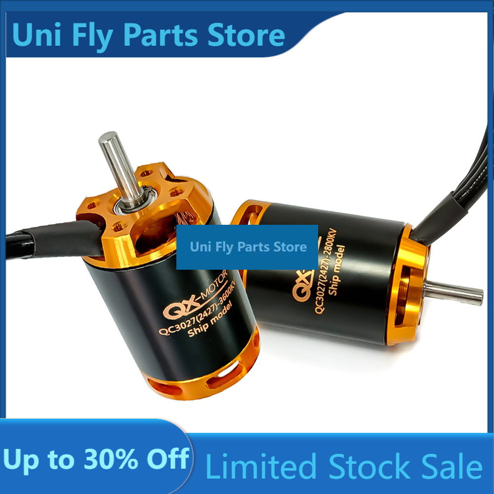 Brushless Esc Waterproof 120A Marine - UniFlyQX-MOTOR QC3027 防水マリンブラシレスモーター 50A/120A ESC付き RCレーシングボート/船舶用
