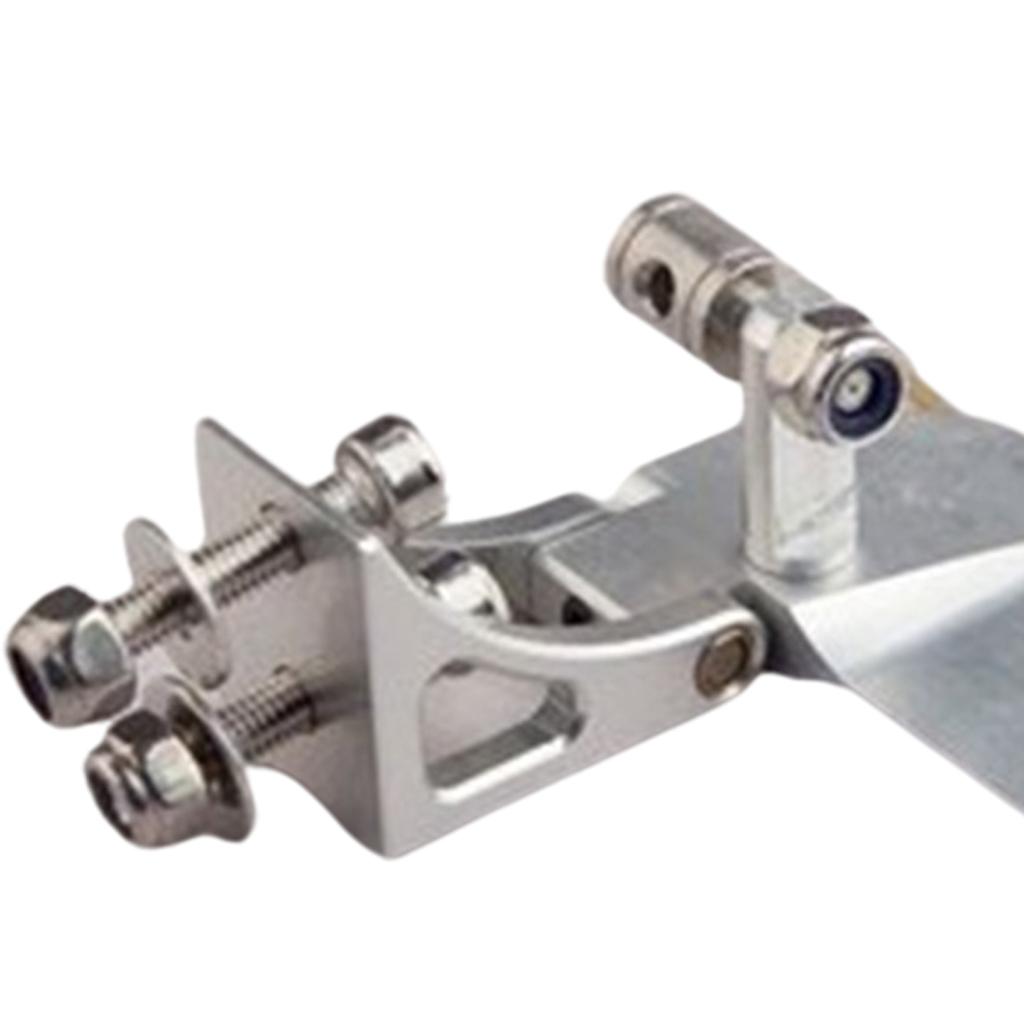Rc Boat Rudder Aluminum Water Pickup - アルミニウム合金製RCボート用舵、水を吸収する舵、52mm、電動ボートのアップグレード用交換部品。