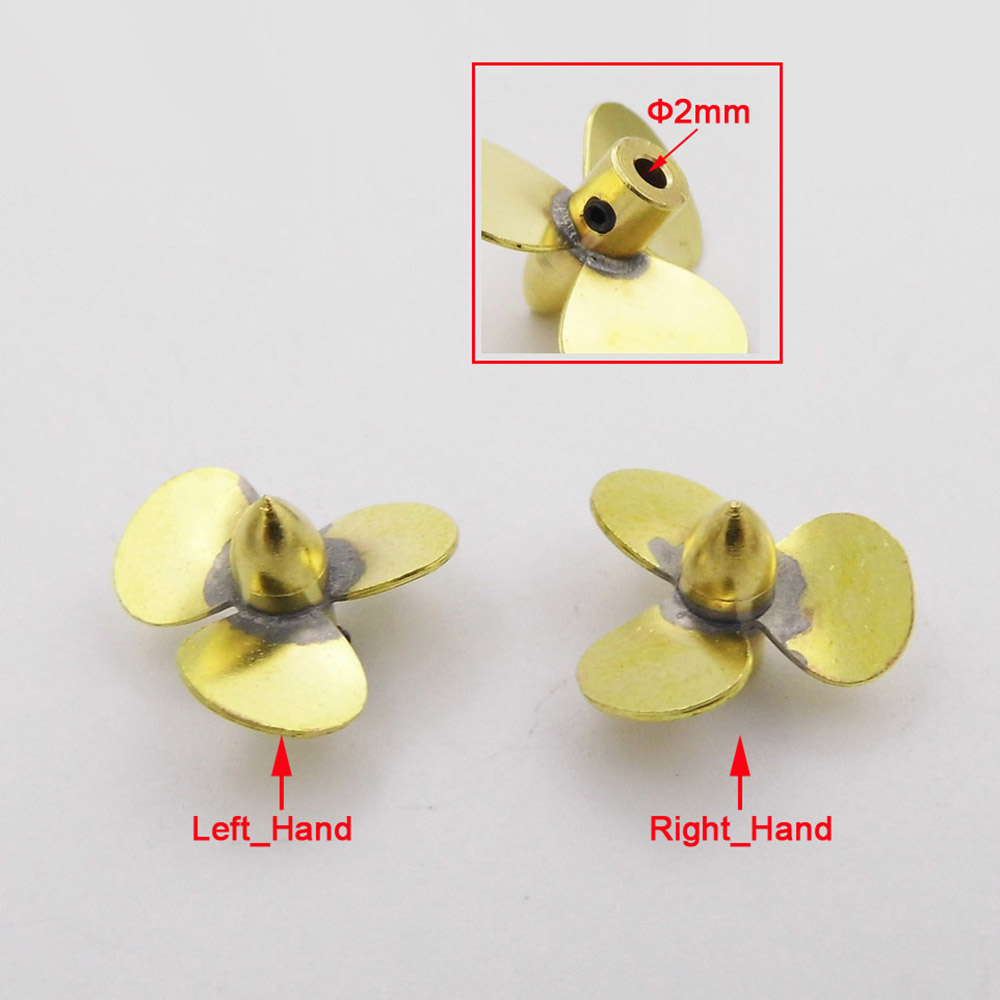 1PC 12 ミリメートル 14 ミリメートル 16 ミリメ - Rc Boat Metal Propeller Copper 3 Blade のレビューと価格