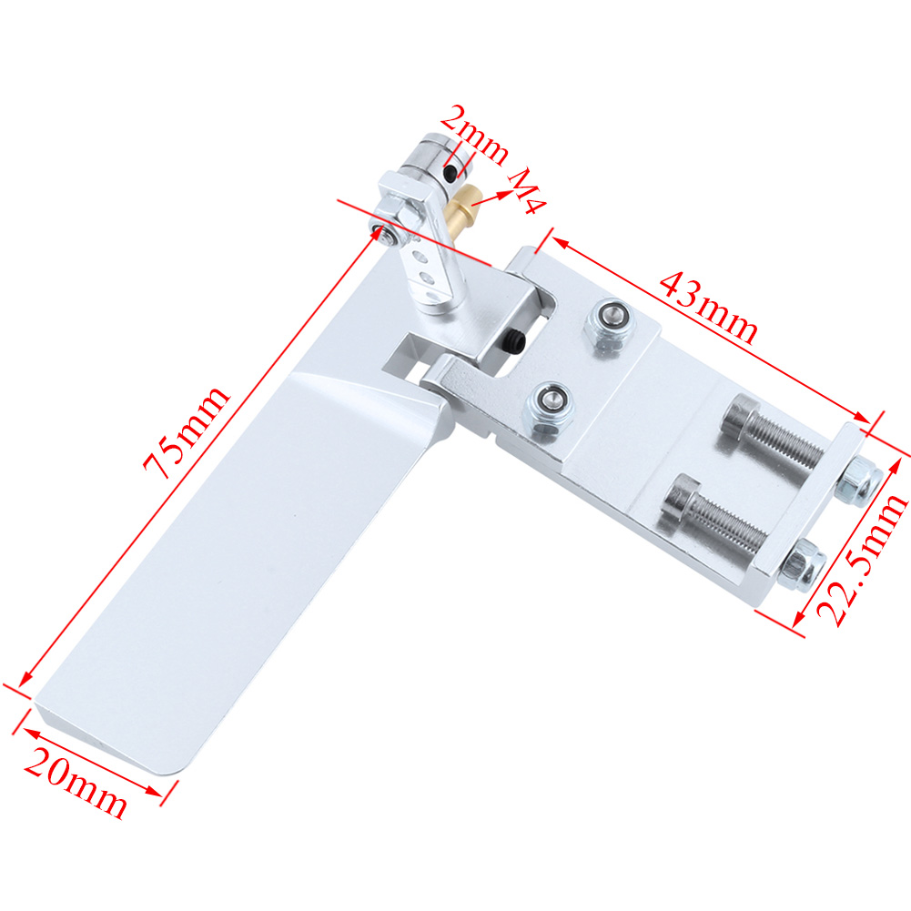 HobbyPark アルミニウム 75mm / 95mm ロ - Rc Boat Rudder Aluminum Water Pickup のレビューと価格