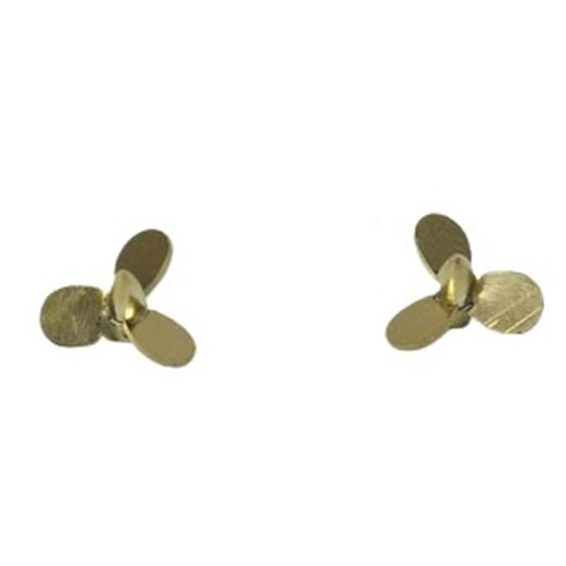 11mm 3枚羽根銅製プロペラセット RCボート 1/350 - Rc Boat Metal Propeller Copper 3 Blade のレビューと価格