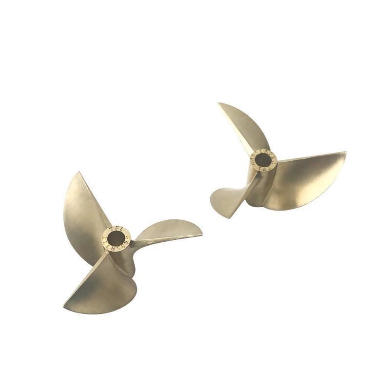 RCモデルボート用銅製プロペラ 3枚羽根 48mm 4.76 - Rc Boat Metal Propeller Copper 3 Blade のレビューと価格
