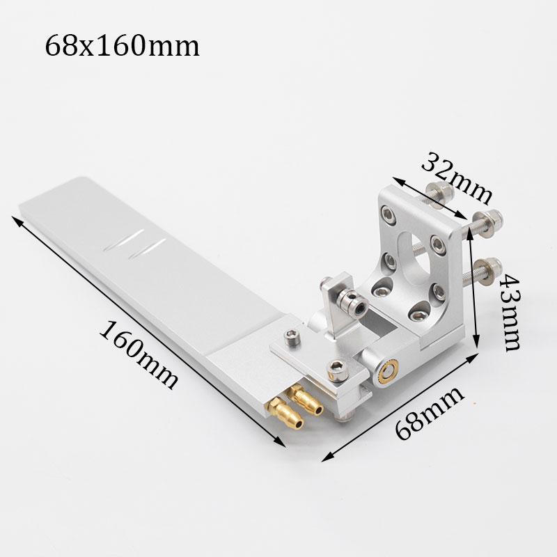 高品質CNCアルミ合金製ラダー 68x160mm/68x18 - Rc Boat Rudder Aluminum Water Pickup のレビューと価格