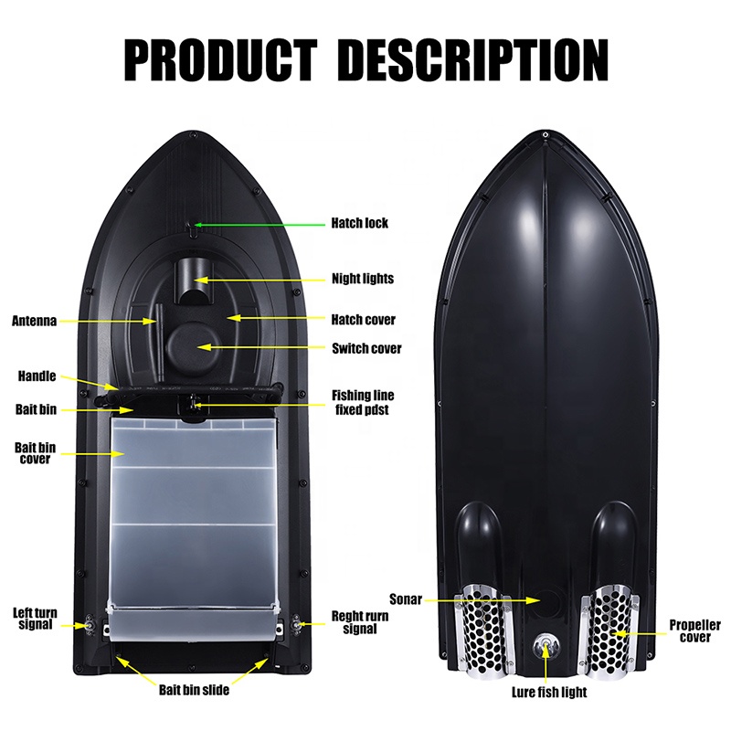 ドイツ製倉庫保管 JABO2BG 20A*2 バッテリー2個 - Rc Bait Boat Gps Autopilot Fish Finder のレビューと価格