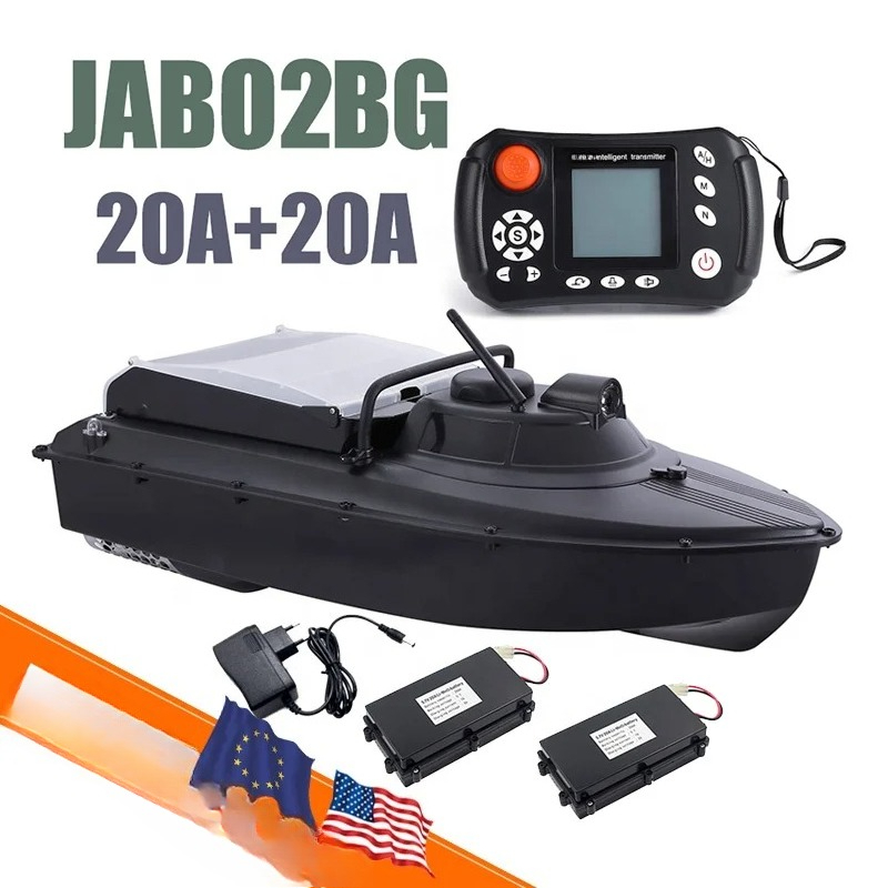 ドイツ製倉庫保管 JABO2BG 20A*2 バッテリー2個 - Rc Bait Boat Gps Autopilot Fish Finder のレビューと価格