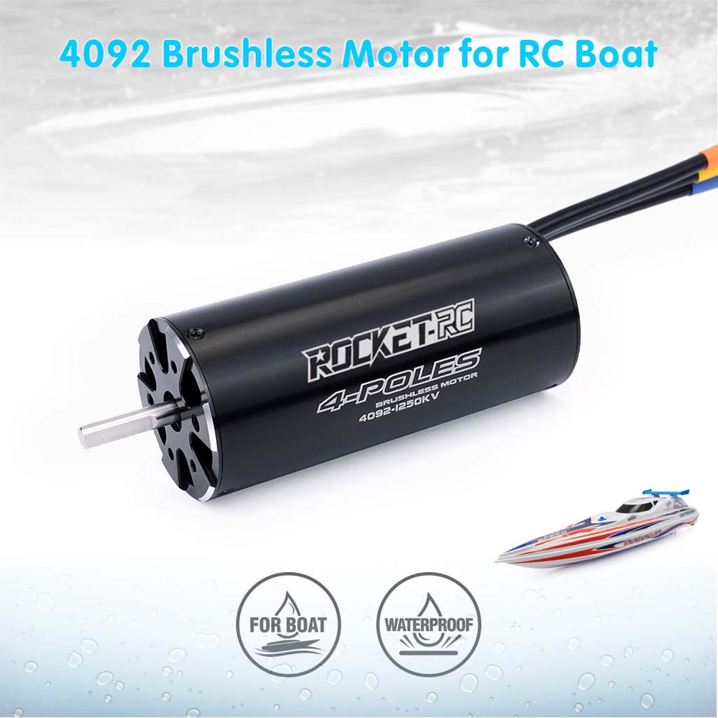 Rocket-RC 4092 1250KV 1520KV 防 - Rc Boat Water Cooling Jacket Motor のレビューと価格