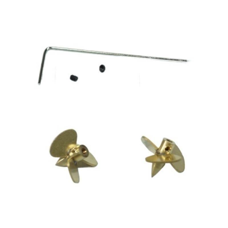 12.4mm 3枚羽根銅製プロペラセット RCボート用 1/ - Rc Boat Metal Propeller Copper 3 Blade のレビューと価格