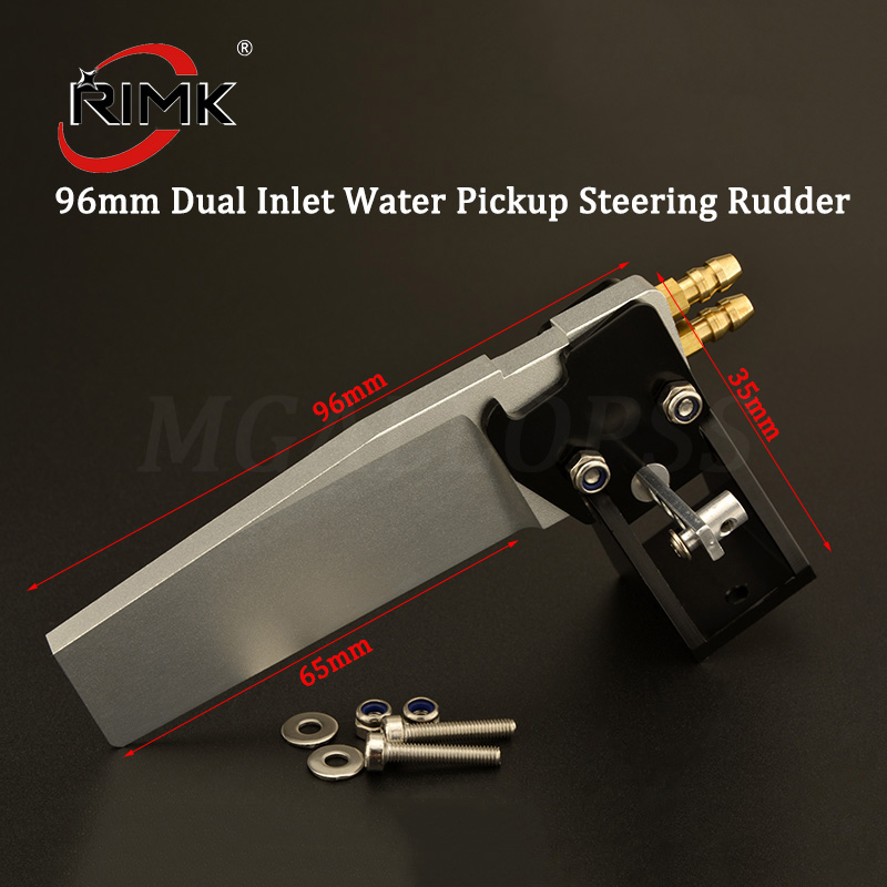 アルミニウム製デュアルインレットピックアップステアリングラダ - Rc Boat Rudder Aluminum Water Pickup のレビューと価格
