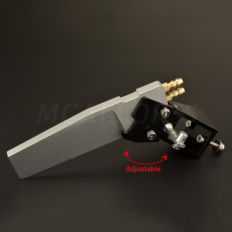 アルミニウム製デュアルインレットピックアップステアリングラダ - Rc Boat Rudder Aluminum Water Pickup のレビューと価格