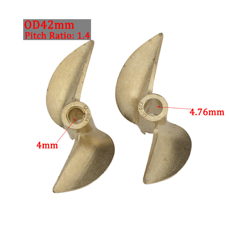 Rcボート用銅プロペラ,2ブレード,シャフト,シャフト,1ピ - Rc Boat Metal Propeller Copper 3 Blade のレビューと価格