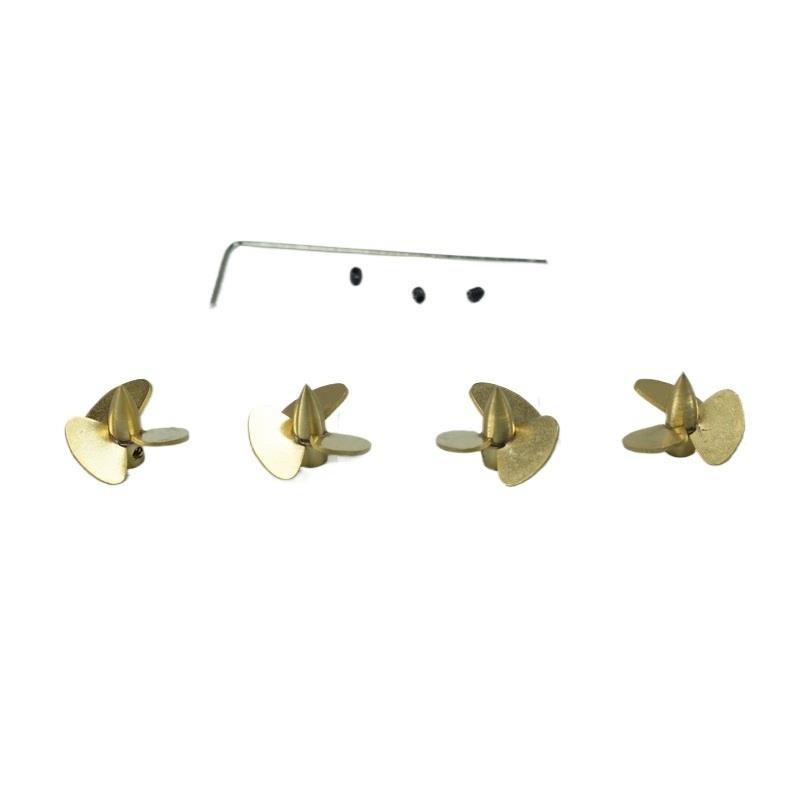 12.4mm 3枚羽根銅製プロペラセット RCボート 1/3 - Rc Boat Metal Propeller Copper 3 Blade のレビューと価格