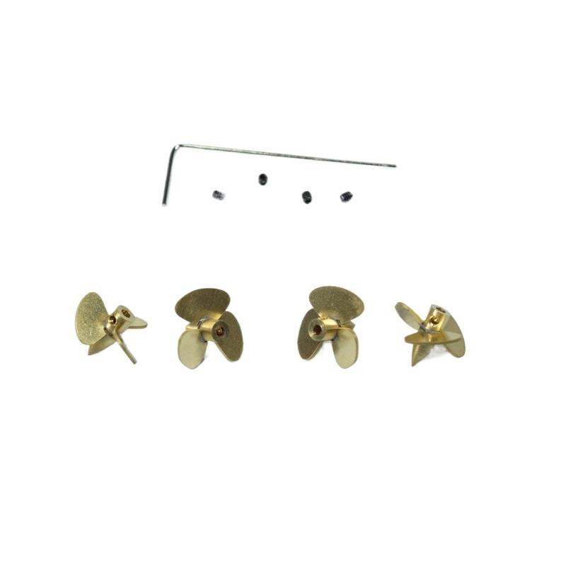 12.4mm 3枚羽根銅製プロペラセット RCボート 1/3 - Rc Boat Metal Propeller Copper 3 Blade のレビューと価格