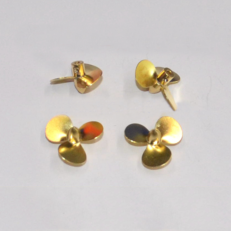 23mm銅3ブレードプロペラパドル穴径。Rcモデル用アクセサ - Rc Boat Metal Propeller Copper 3 Blade のレビューと価格