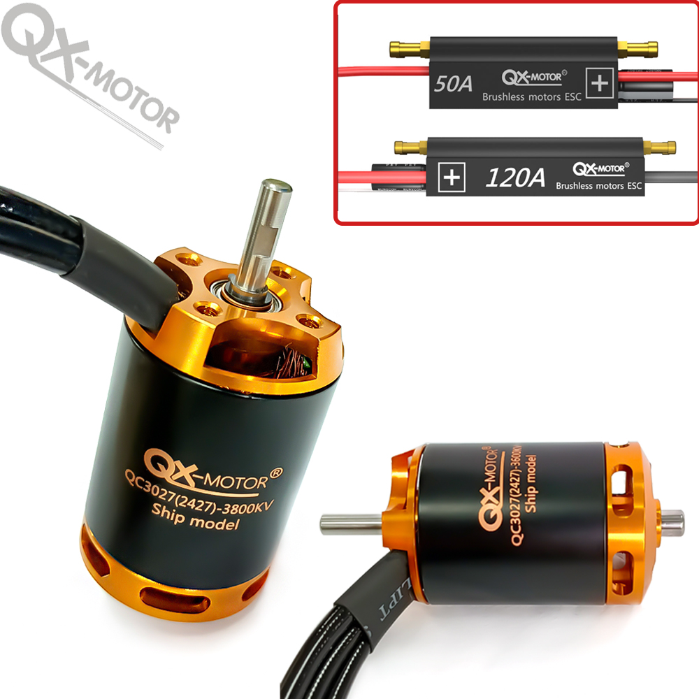QX-MOTOR QC3027 防水マリンブラシレスモーター - Brushless Esc Waterproof 120A Marine のレビューと価格