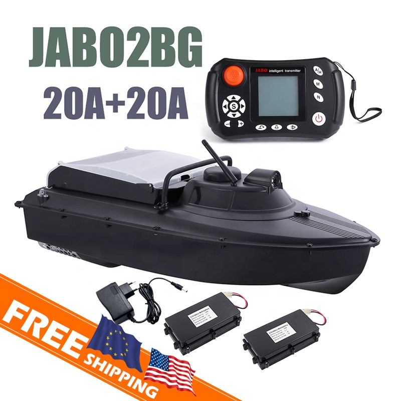 ドイツ製倉庫JABO2BG 20A*2 バッテリー2個搭載  - Rc Bait Boat Gps Autopilot Fish Finder のレビューと価格