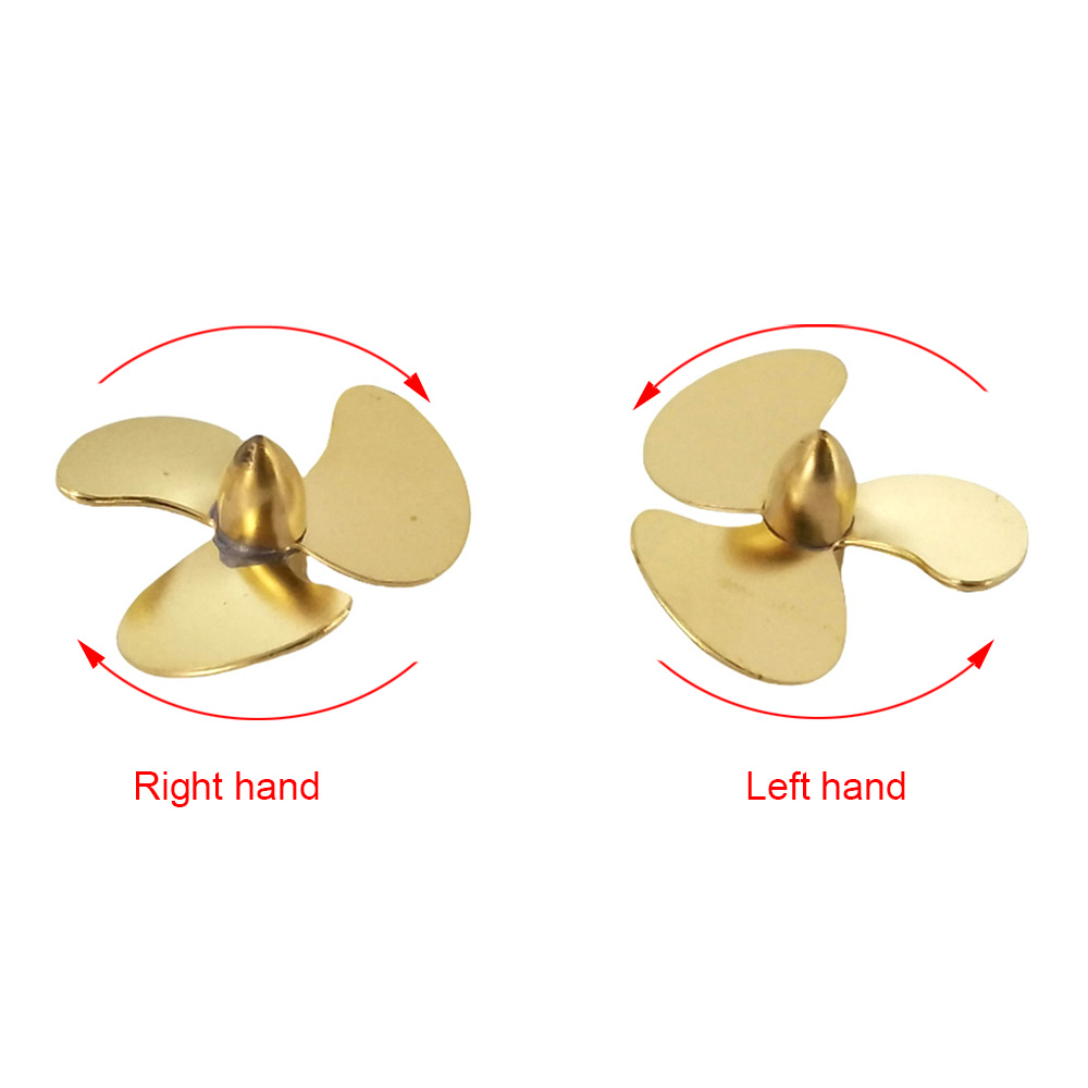 RCボートプロペラ 2mm 19mm 銅製プロペラ 3枚羽  - Rc Boat Metal Propeller Copper 3 Blade のレビューと価格