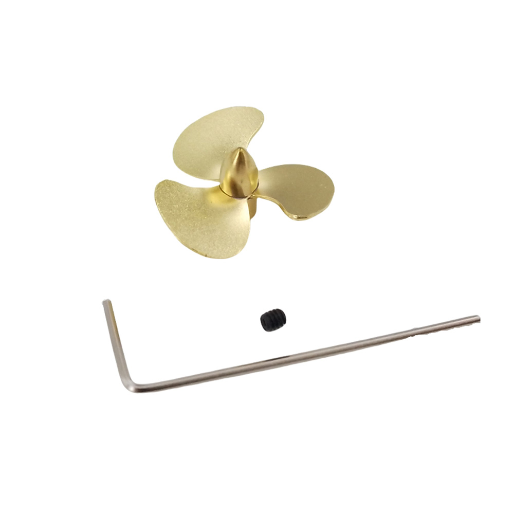 RCボートプロペラ 2mm 19mm 銅製プロペラ 3枚羽  - Rc Boat Metal Propeller Copper 3 Blade のレビューと価格